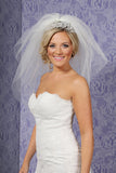 FOUR TIER SHORT VEIL